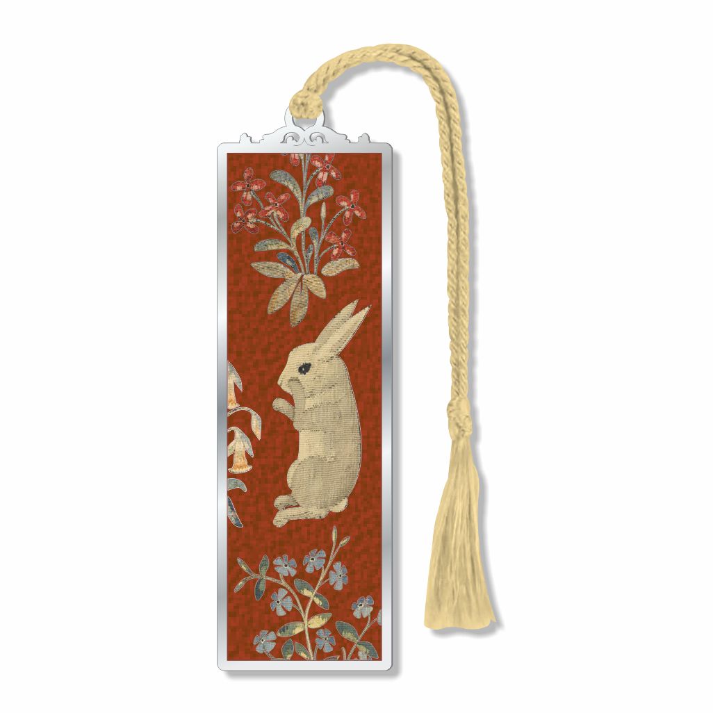Medieval Rabbit Metal Bookmark