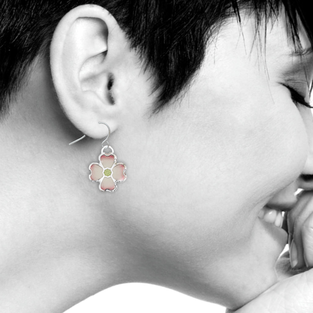 Dogwood Cherry Blossom Earrings