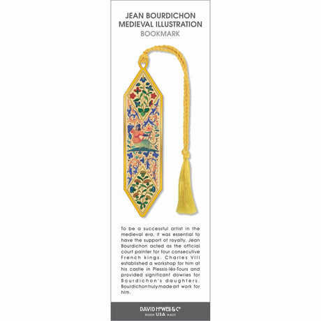 Bourdichon Medieval Illustration Metal Bookmark
