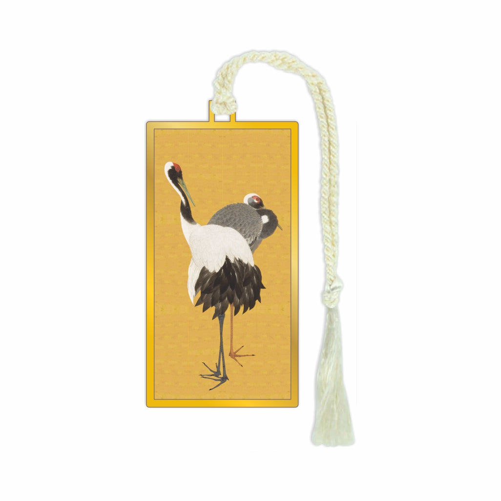 Cranes Metal Bookmark
