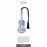 Delft Violin Metal Bookmark