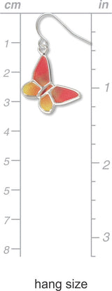 Tiffany Butterfly Lamp Earrings
