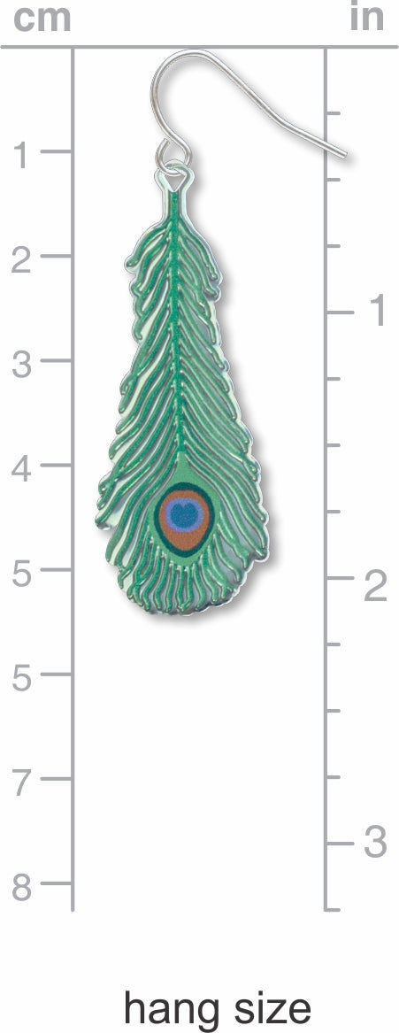 Peacock Feathers Earrings