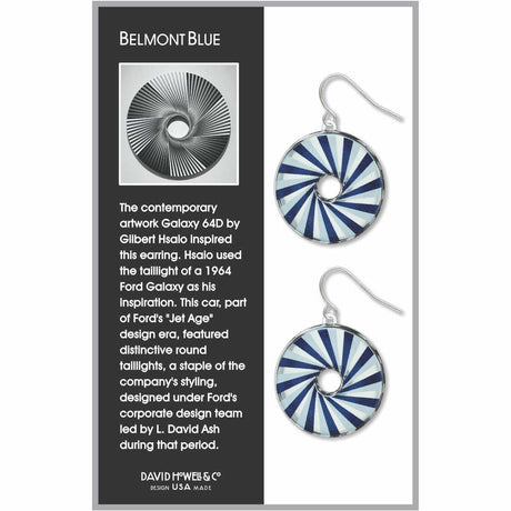 Belmont Blue Earrings