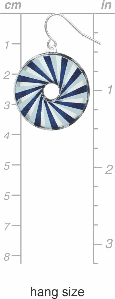 Belmont Blue Earrings