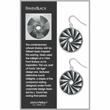 Raven Black Earrings