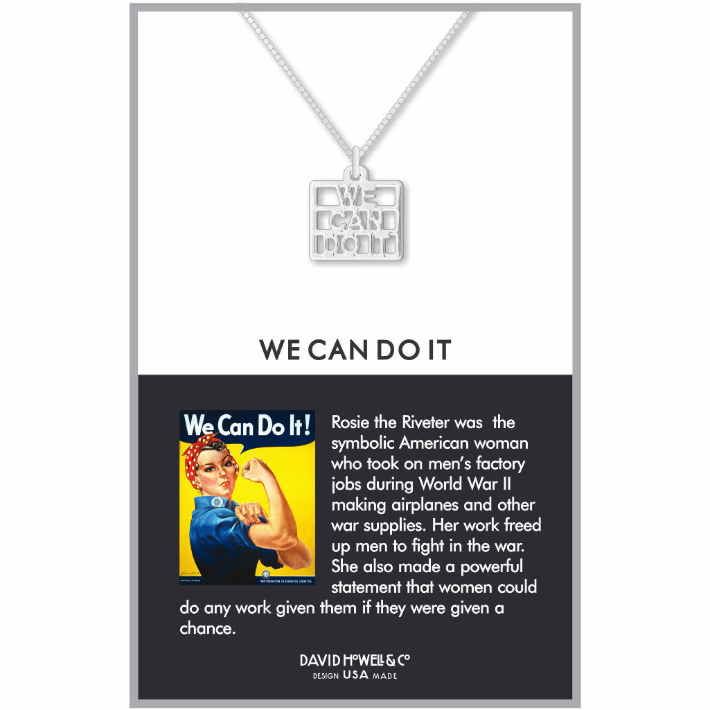 We Can Do It Rosie Riveter Pendant