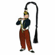 Edouard Manet The Fifre Player metal bookmark inspired by Manet’s 1866 painting of a Spanish army fifer, featuring a musician in military uniform with black braided tassel.